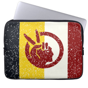 Capa Para Notebook bandeira do Movimento Indígena Americano