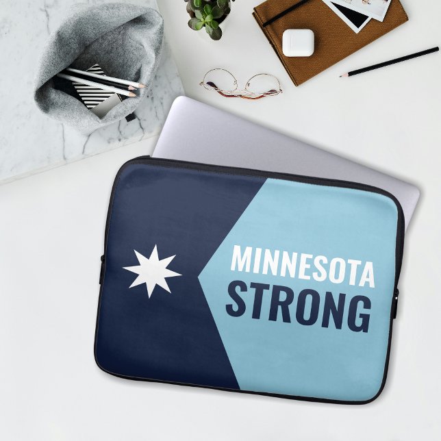 Capa Para Notebook Bandeira do Novo Estado Rebelde de Minnesota (Criador carregado)