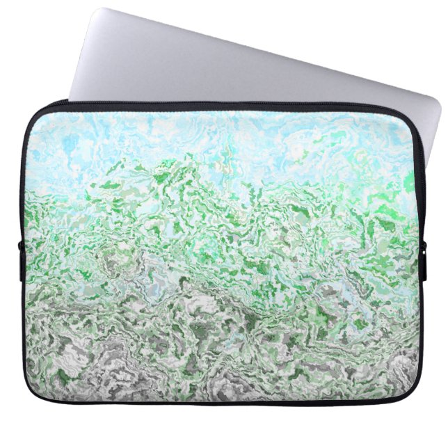 Capa Para Notebook Bandeira do Orgulho Autorromântico Trippy Boho Gro (Frente)