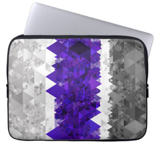 Capa Para Notebook Bandeira do Orgulho Boho Geométrico Mod Retro Grey