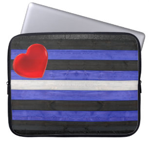 Capa Para Notebook Bandeira do Orgulho Gay em Couro de SlipperyJoe's 