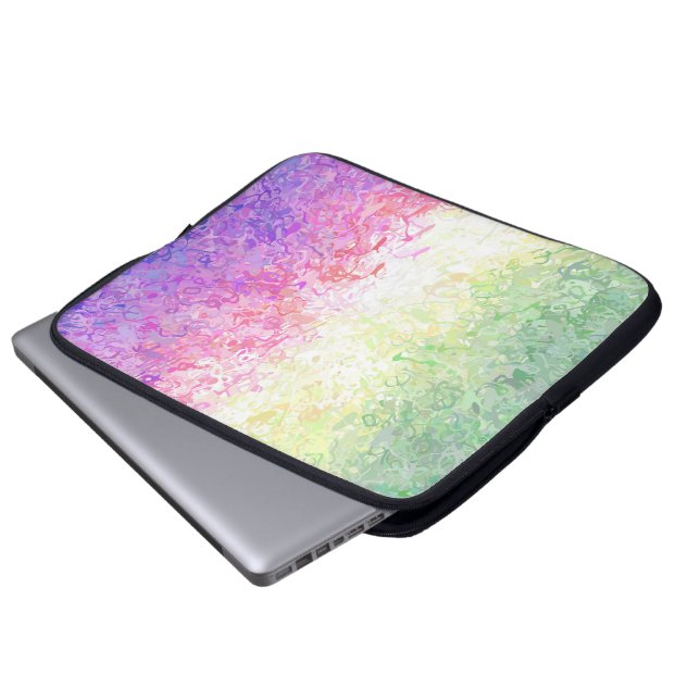 Capa Para Notebook Bandeira do Orgulho Genderdoe Abstrato Boho Trippy (Frente Inferior)