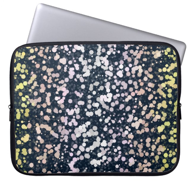 Capa Para Notebook Bandeira do Orgulho Pangênero Fofo Quirky Retro Bo (Frente)