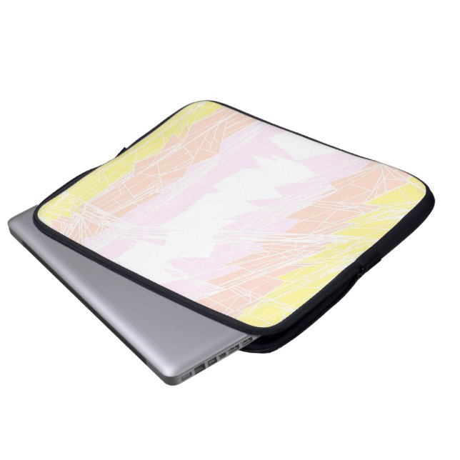 Capa Para Notebook Bandeira do Orgulho Pangênero Geométrico Groovy Ab (Frente Inferior)