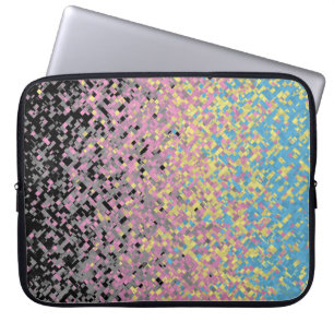 Capa Para Notebook Bandeira do Orgulho Poligênero Pixelada Funky Trip