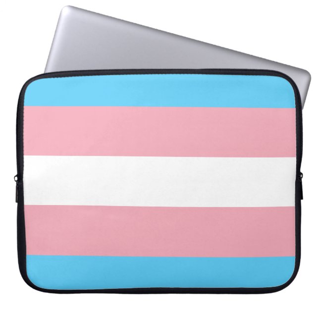 Capa Para Notebook Bandeira do Orgulho Trans (Orgulho Transgênero) (Frente)
