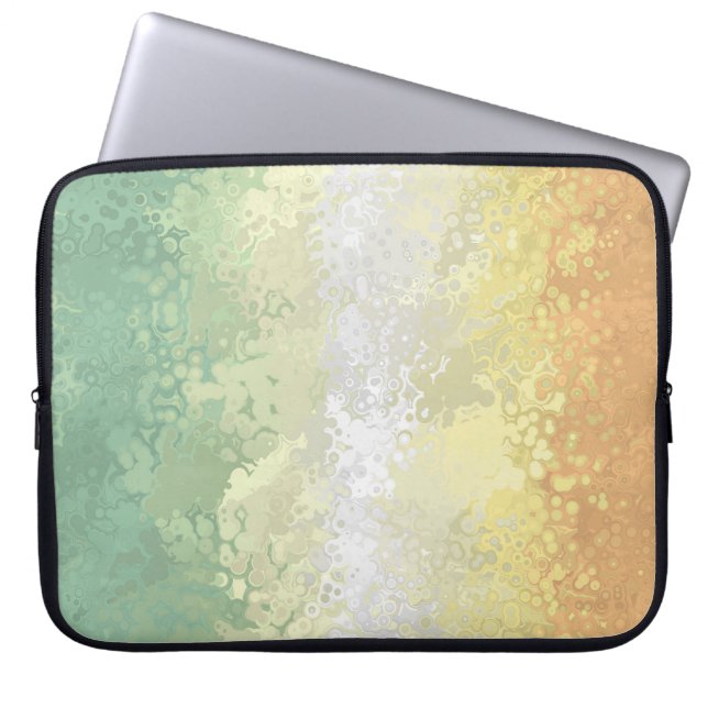Capa Para Notebook Bandeira do Orgulho Trippy Boho Groovy Abstrato Ge (Frente)