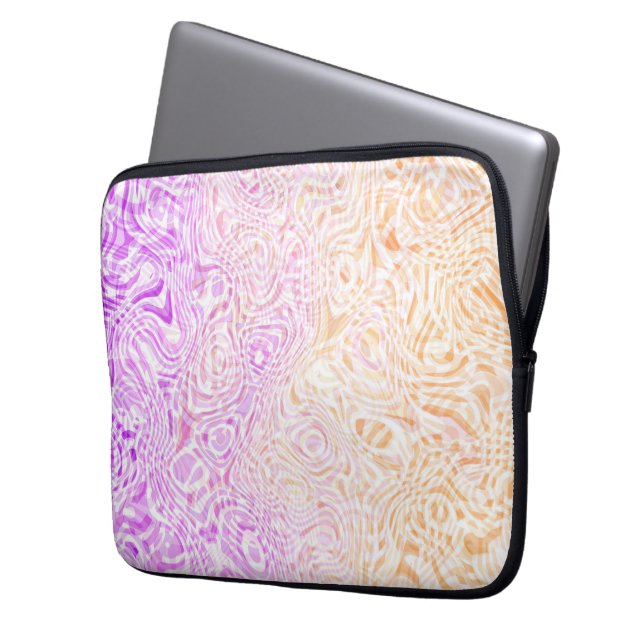 Capa Para Notebook Bandeira do Orgulho Trixic Abstrata Boho Ondulada  (Frente Esquerda)