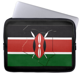 Capa Para Notebook Bandeira do QUÊNIA Mapa Patriótico Computador