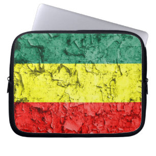 Capa Para Notebook Bandeira do rasta do vintage