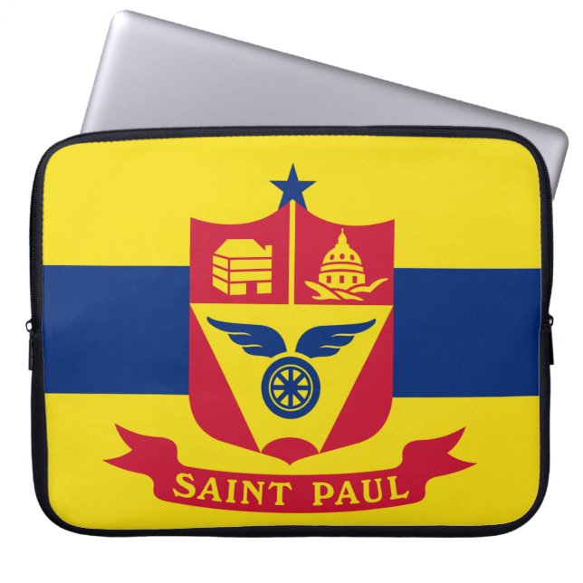 Capa Para Notebook Bandeira do Santo Paul (Minnesota) (Frente)