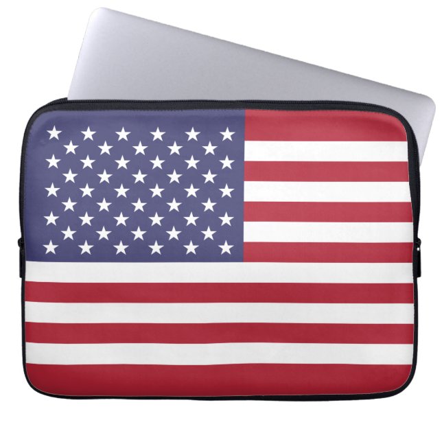 Capa Para Notebook Bandeira dos Estados Unidos (Frente)