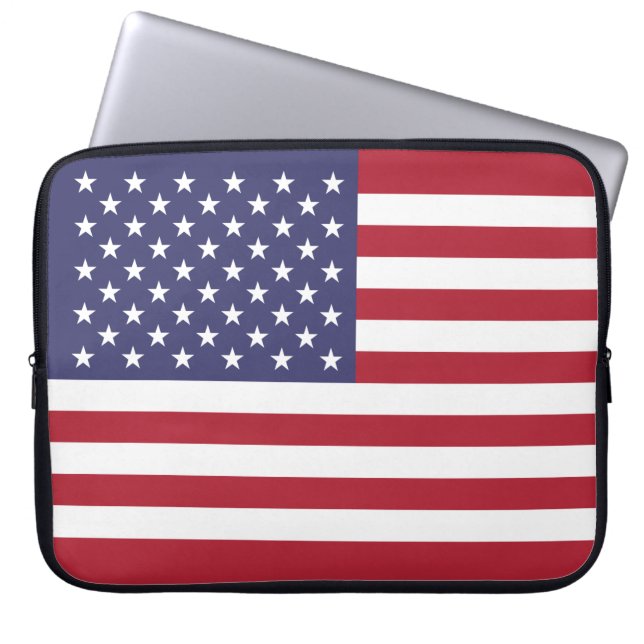 Capa Para Notebook Bandeira dos Estados Unidos (Frente)