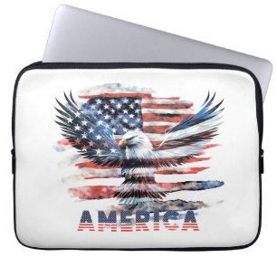 Capa Para Notebook Bandeira dos Estados Unidos. América