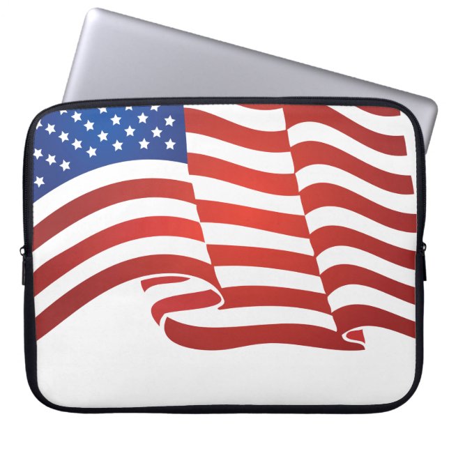 Capa Para Notebook bandeira dos EUA (Frente)