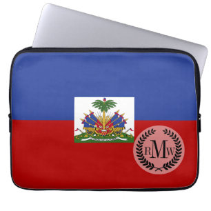 Capa Para Notebook Bandeira haitiana clássica