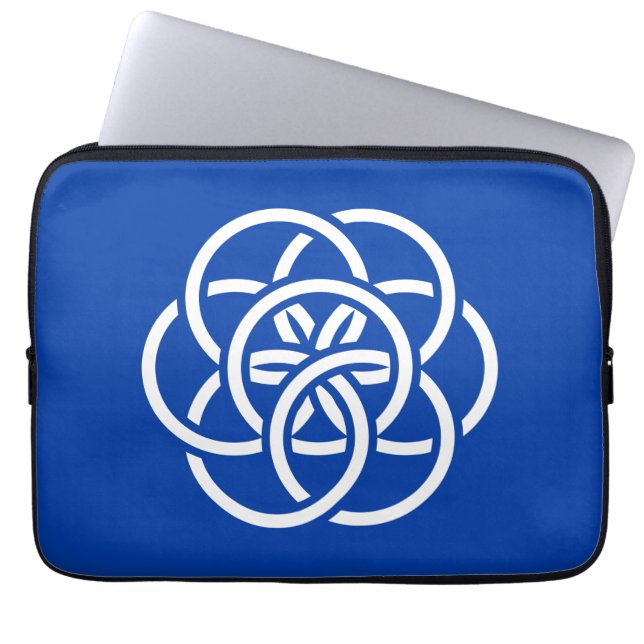 Capa Para Notebook Bandeira Internacional do Planeta Terra (Frente)