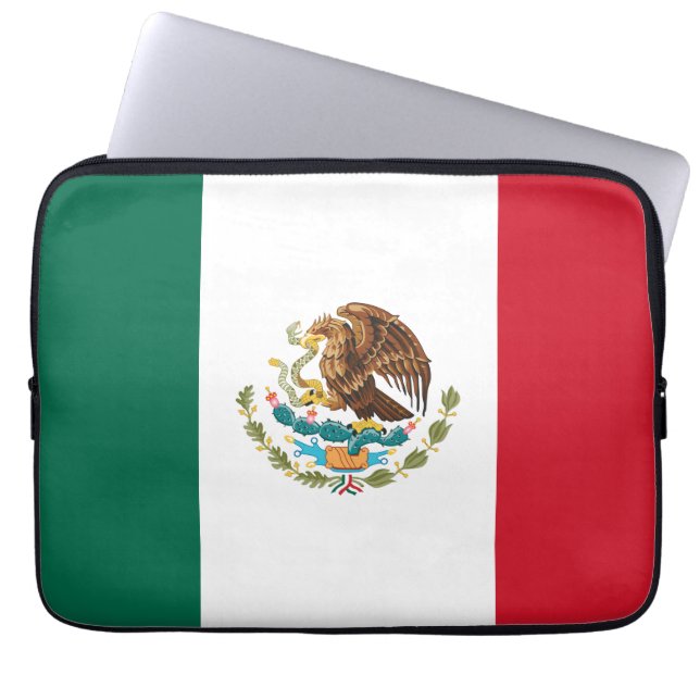 Capa Para Notebook Bandeira Mexicana - Bandeira do México (Frente)