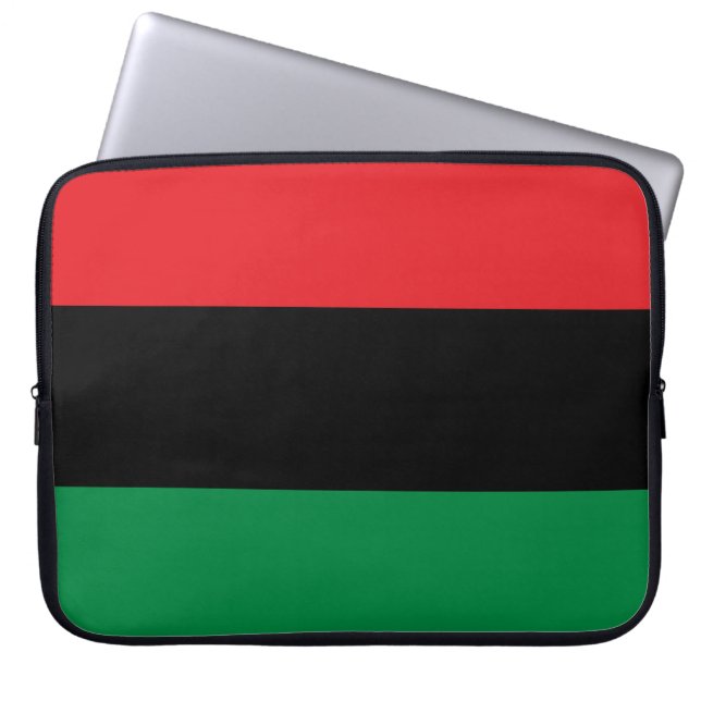 Capa Para Notebook Bandeira Pan-Africana (Frente)