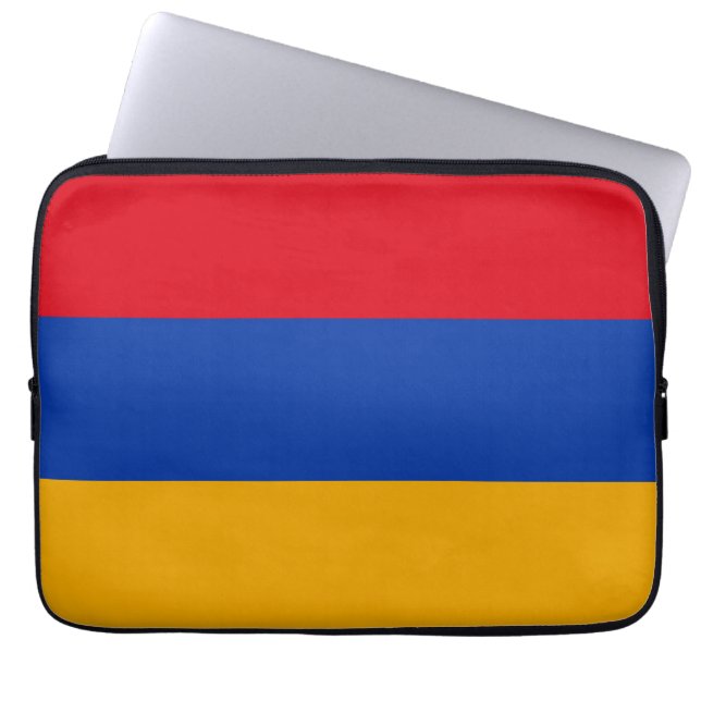Capa Para Notebook Bandeira Patriótica Armênia (Frente)