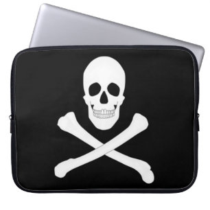 Capa Para Notebook Bandeira Pirate (Jolly Roger)