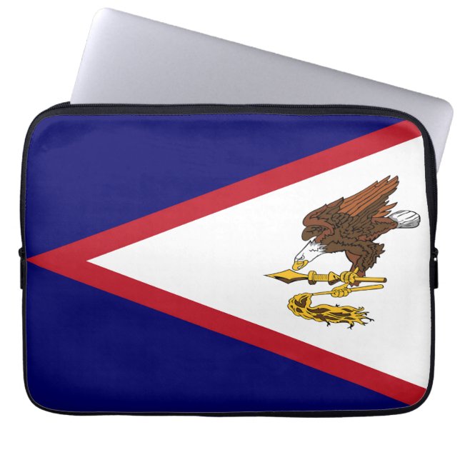 Capa Para Notebook bandeira Samoa Americana (Frente)