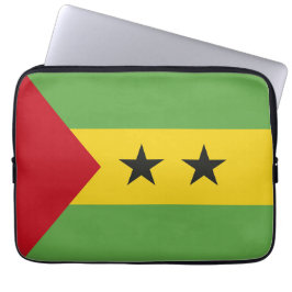 Capa Para Notebook bandeira São Tomé e Príncipe