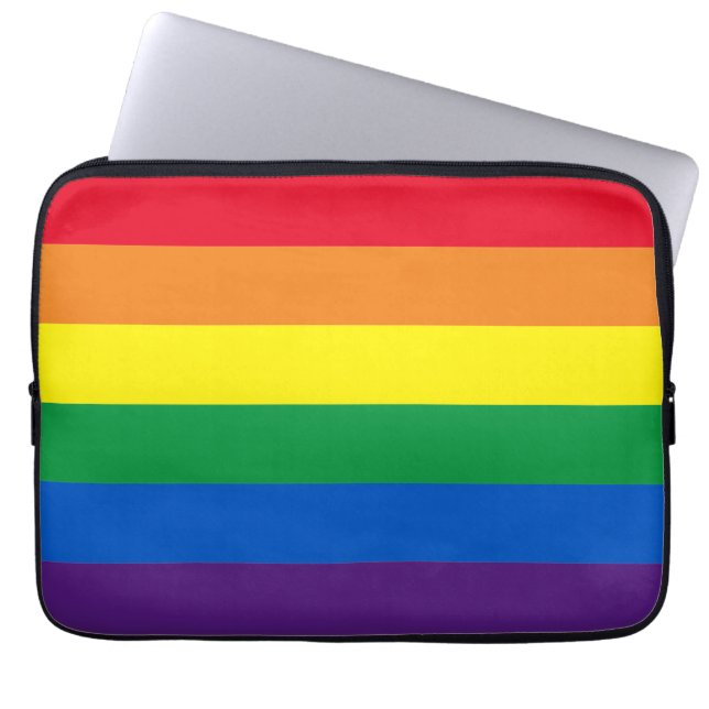 Capa Para Notebook Bandeiras do arco-íris Lgbt gay (Frente)