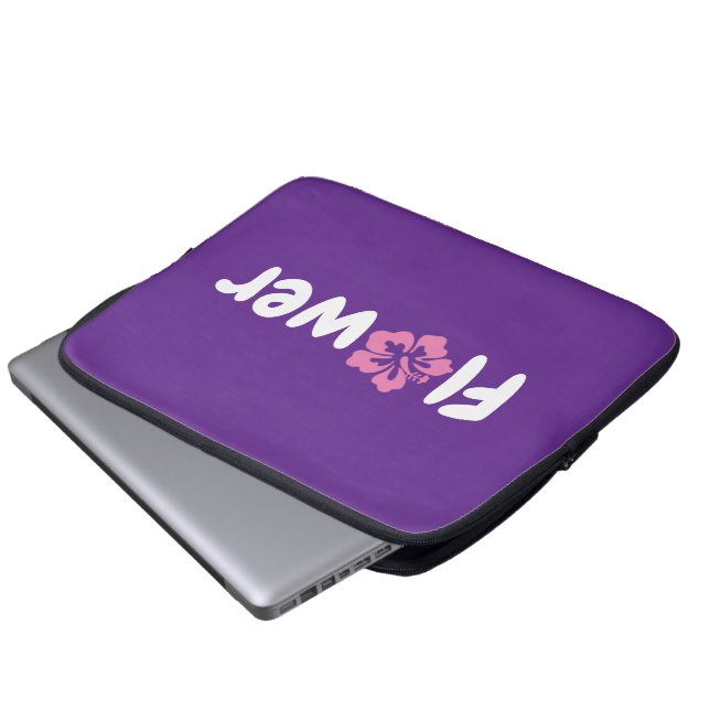 Capa Para Notebook Bandeja de Eletrônicos de Flor (Frente Inferior)
