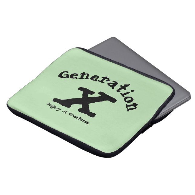 Capa Para Notebook Bandeja de Eletrônicos geração X (Frente Topo)