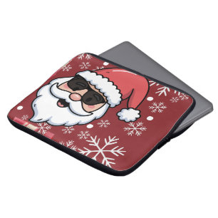 Capa Para Notebook Bandeja de servir Natal Cool Retro Santa