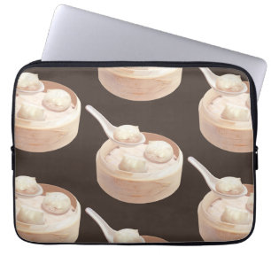 Capa Para Notebook Bao Buns Steamed com Tea