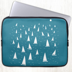 Capa Para Notebook Barco à Vela Iate Náutico