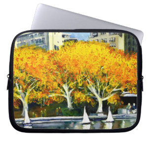 Capa Para Notebook Barcos Brinquedos no Parque Eletrônicos Bag
