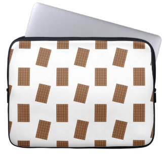 Capa Para Notebook Bares de chocolate Fundo branco
