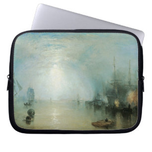 Capa Para Notebook Barqueiros içando carvão ao luar por Joseph Turner