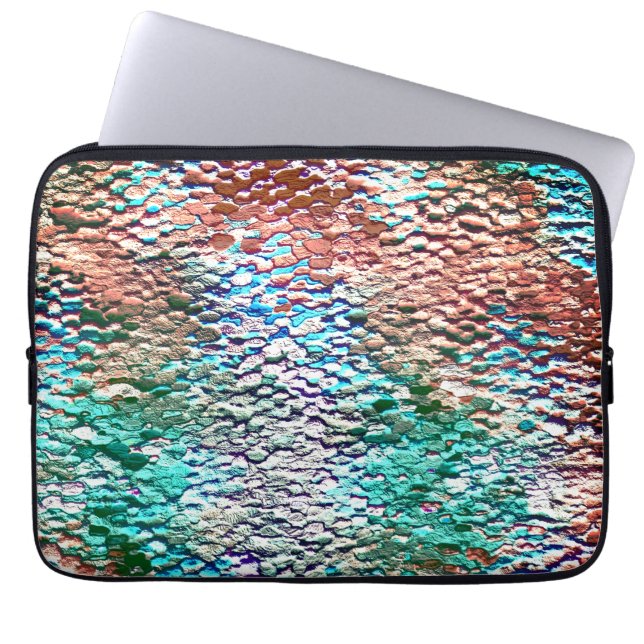 Capa Para Notebook Base de pedra amassada com argamassa rústica e sal (Frente)