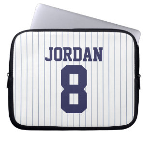 Capa Para Notebook Baseball Jersey com nome e número personalizados