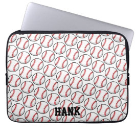 Capa Para Notebook Baseball Sports Kids NAME Little League Tech