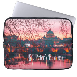 Capa Para Notebook Basilica de Peter, Roma, Itália