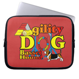 Capa Para Notebook Basset_Hound_Agilidade