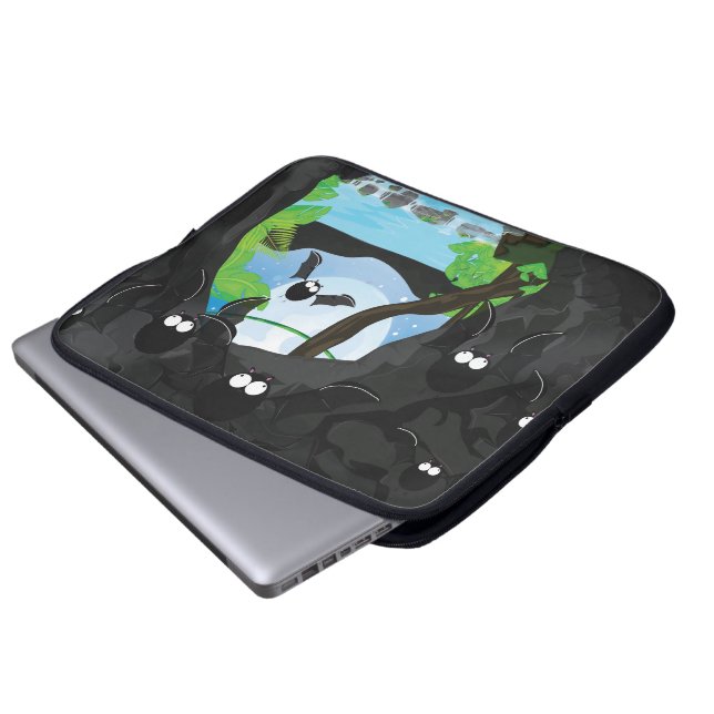 Capa Para Notebook Bat Cave (Frente Inferior)