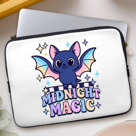 Capa Para Notebook Bat e Checkerboard do Cute do Halloween do Pastelc