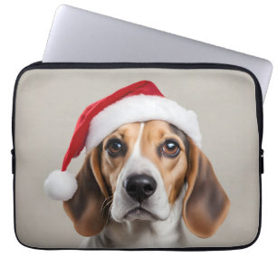 Capa Para Notebook Beagle Christmas