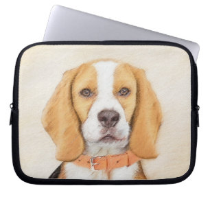Capa Para Notebook Beagle Hound Dog Painting Original Animal Art