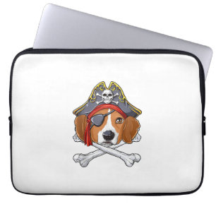 Capa Para Notebook Beagle Pirate Costume Jolly Roger Flag Skull Cross