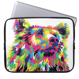 Capa Para Notebook Bear Spirit Pop Art