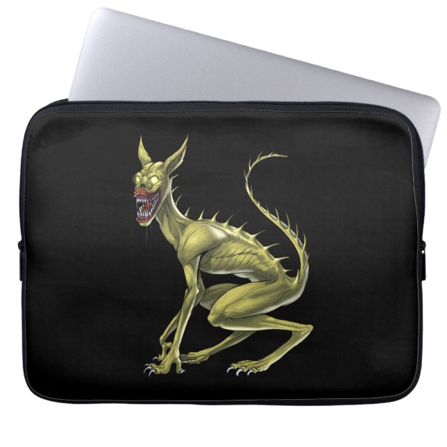 Capa Para Notebook Beast Criptid Chupacabra (Frente)