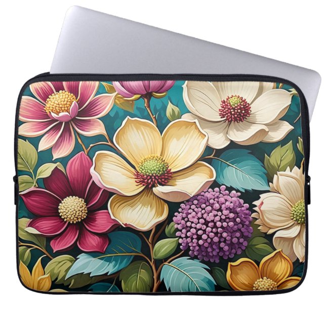 Capa Para Notebook Beautiful Vibrant Flower Art IPhone case (Frente)