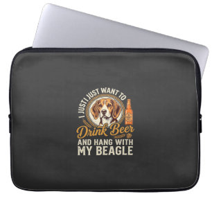 Capa Para Notebook Beba Cerveja Beagle Cachorro Cerveja Artesanal Gar